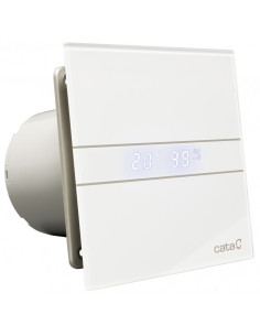 CATA Вентилатор E-120GTH HYGRO ф120мм, цвят Бял, 210м3/ч, 11W, 33dB - C00901200 - Цена | LEDs4economy