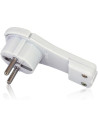 COMMEL Щепсел плосък бял 16A 2P+T IP20 - C290-501 - Цена | LEDs4economy