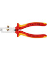 Knipex Клещи заголващи универсални, хромирани, жило Ø5-10мм, VDE 1000V жълто-червена ръкохватка 160мм, с отваряща пружина,  - K1 - 6