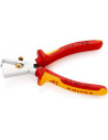 Knipex Клещи заголващи универсални, хромирани, жило Ø5-10мм, VDE 1000V жълто-червена ръкохватка 160мм, с отваряща пружина,  - K1 - 7