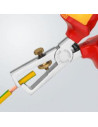 Knipex Клещи заголващи универсални, хромирани, жило Ø5-10мм, VDE 1000V жълто-червена ръкохватка 160мм, с отваряща пружина,  - K1 - 11