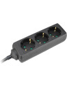 COMMEL Разклонител ЧЕРЕН 3x2P+E с кабел 3 метра / 1.5mm2 - C232-322 - Цена | LEDs4economy