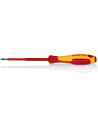 Knipex Отвертка шлиц 3.5, VDE 1000V жълто-червена ръкохватка 202мм, - K982035 - Цена | LEDs4economy
