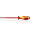Knipex Отвертка шлиц 8.0, VDE 1000V жълто-червена ръкохватка 295мм, - K982080 - Цена | LEDs4economy
