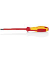 Knipex Отвертка шлиц 5.5, VDE 1000V жълто-червена ръкохватка 232мм, - K982055 - Цена | LEDs4economy
