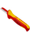 Knipex Кабелен нож с предпазител, VDE 1000V жълто-червена ръкохватка 190мм,  - K9854 - 5