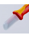 Knipex Кабелен нож с предпазител, VDE 1000V жълто-червена ръкохватка 190мм,  - K9854 - 8