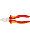 Knipex Комбинирани клещи, хромирани, VDE 1000V жълто-червена ръкохватка 180мм,  - K0306180 - 3