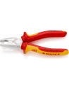 Knipex Комбинирани клещи, хромирани, VDE 1000V жълто-червена ръкохватка 180мм,  - K0306180 - 2