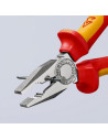 Knipex Комбинирани клещи, хромирани, VDE 1000V жълто-червена ръкохватка 180мм,  - K0306180 - 9