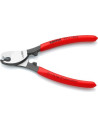 Knipex Ножици за рязане на кабел до 35мм2 с двойно острие, червена ръкохватка 165мм,  - K9511165A