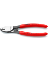 Knipex Ножици за рязане на кабел до 35мм2 с двойно острие, червена ръкохватка 165мм,  - K9511165A - 2