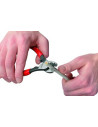 Knipex Ножици за рязане на кабел до 35мм2 с двойно острие, червена ръкохватка 165мм,  - K9511165A - 6