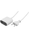 COMMEL Адаптер за контакт бял с USB A+C 1 х шуко  - C245-101 - 3