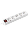 COMMEL Разклонител с копче БЯЛ 5x2P+E с кабел 5 метра / 1.5mm2 - C232-505 - Цена | LEDs4economy