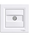 SE Розетка TV крайна 1dB моноблок цвят Бял Asfora - EPH3200121 - Цена | LEDs4economy