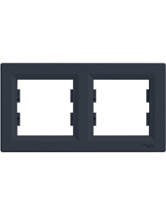 SE Рамка 2х цвят Антрацит Asfora - EPH5800271 - Цена | LEDs4economy