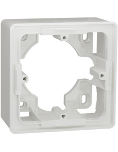 SE Конзола за открит монтаж 1х 2 мод. цвят Бял Unica Studio - NU800218 - Цена | LEDs4economy 2
