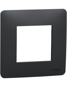 SE Лицева рамка 1х цвят Антрацит Unica Studio - NU200254 - Цена | LEDs4economy