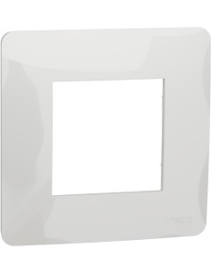 SE Лицева рамка 1х цвят Бял Unica Studio - NU200218 - Цена | LEDs4economy 2