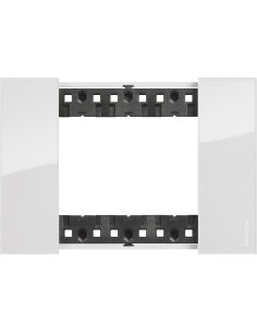 BTICINO Рамка 3 мод. цвят Лед (Ice) Living Now - KA4803DW - Цена | LEDs4economy