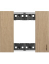 BTICINO Рамка 2 мод. дървена цвят Дъб (Oak) Living Now  - KA4802LM