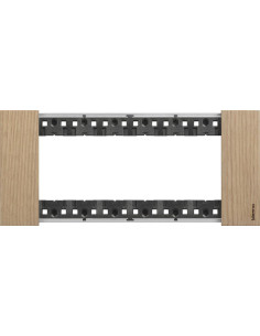 BTICINO Рамка 6 мод. дървена цвят Дъб (Oak) Living Now - KA4806LM - Цена | LEDs4economy