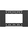 BTICINO Рамка 4 мод. цвят Черен (Black) Living Now - KA4804KG - Цена | LEDs4economy