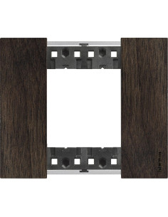 BTICINO Рамка 2 мод. дървена цвят Орех (Walnut) Living Now - KA4802LG - Цена | LEDs4economy