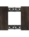 BTICINO Рамка 2 мод. дървена цвят Орех (Walnut) Living Now  - KA4802LG