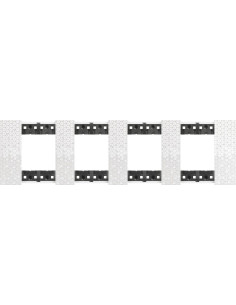 BTICINO Рамка 4x2 мод. цвят Пиксел (Pixel) Living Now - KA4802M4MW - Цена | LEDs4economy