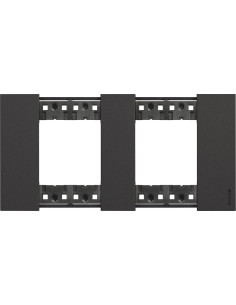 BTICINO Рамка 2x2 мод. цвят Черен (Black) Living Now - KA4802M2KG - Цена | LEDs4economy