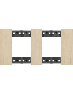 BTICINO Рамка 2x2 мод. метална цвят Злато (Gold) Living Now - KA4802M2ZW - Цена | LEDs4economy