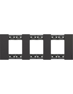 BTICINO Рамка 3x2 мод. цвят Черен (Black) Living Now - KA4802M3KG - Цена | LEDs4economy