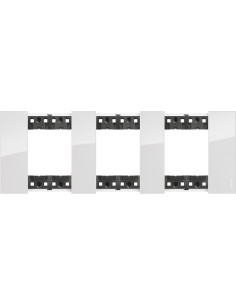 BTICINO Рамка 3x2 мод. цвят Лед (Ice) Living Now - KA4802M3DW - Цена | LEDs4economy