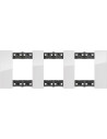 BTICINO Рамка 3x2 мод. цвят Лед (Ice) Living Now - KA4802M3DW - Цена | LEDs4economy