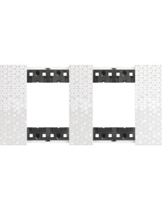 BTICINO Рамка 2x2 мод. цвят Пиксел (Pixel) Living Now - KA4802M2MW - Цена | LEDs4economy