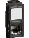 BTICINO Розетка RJ45 cat.6A UTP конектор toolless IDC 1 мод. цвят Черен Living Now - KG4279C6A - Цена | LEDs4economy