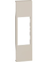 BTICINO Лицев панел за единични розетки RJ45/LED лампа K4381/RCA 1 мод. цвят Крем Living Now - KM07 - Цена | LEDs4economy