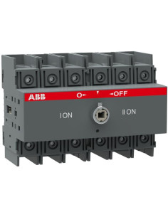 ABB Разединител OT100F3C 100A 3P I-0-II за DIN монтаж без ръкохватка АВВ - 1SCA105008R1001 - Цена | LEDs4economy