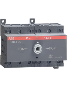 ABB Разединител OT80F3C 80А 3P I-0-II за DIN монтаж без ръкохватка АВВ - 1SCA105402R1001 - Цена | LEDs4economy