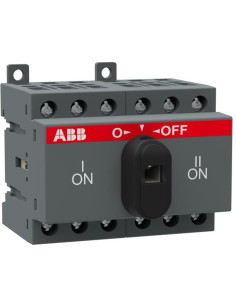 ABB Разединител OT25F3C 25А 3P I-0-II за DIN монтаж без ръкохватка АВВ - 1SCA104863R1001 - Цена | LEDs4economy