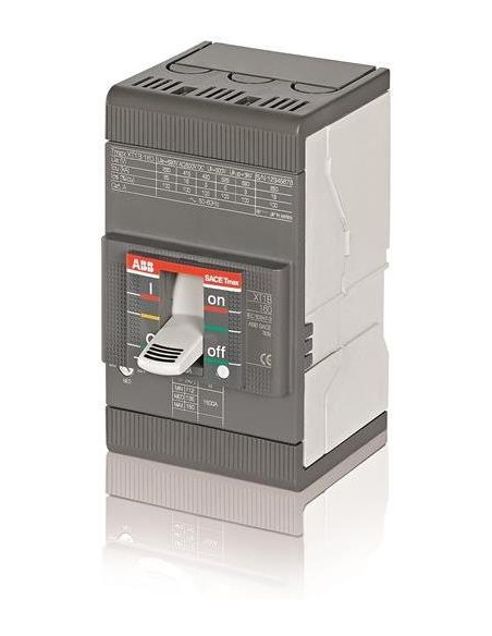 ABB Автомат T Max XT1B 100А TM 3P 18kA регулируем (In x 0.7...