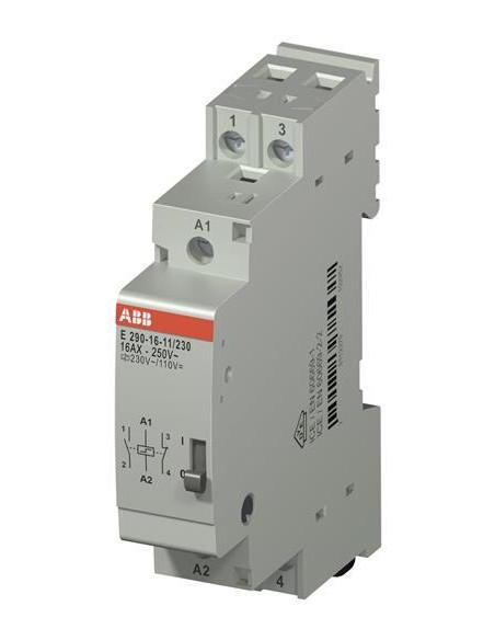 ABB Импулсно реле E290 16A 1NO-1NC 110Vdc/230Vac 1 мод.  - 