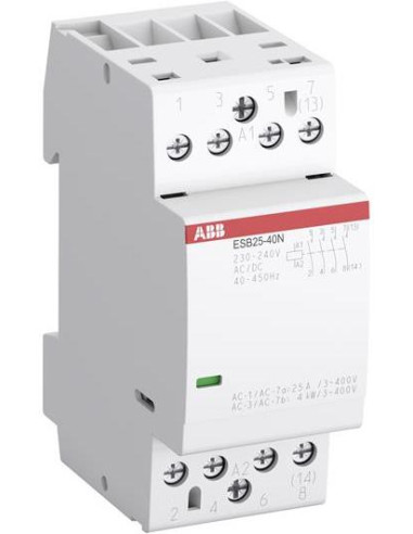 ABB Модулен контактор ESB 25A 2NO-2NC 230..240ac/dc 2 мод.  - 