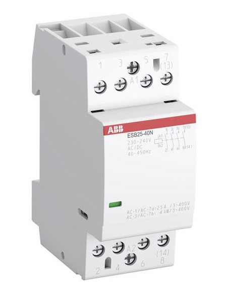 ABB Модулен контактор ESB 25A 4NO 230..240ac/dc 2 мод.  - 