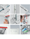 ABB Табло за открит монтаж ComfortLine 4х24мод. CA24V с плътна метална врата IP44 и Н и РЕ клеми  - 2CPX052185R9999 - 2