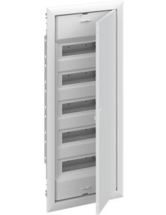 ABB Табло за скрит монтаж ComfortLine 5х12/14 (70) мод. серия UK600 с метална плътна врата IP30 и N и РЕ клеми - 2CPX077844R999 