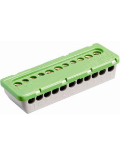 ABB Земна клема 5x16mm²+6x6mm² зелена АВВ - 1SPE007715F0742 - Цена | LEDs4economy