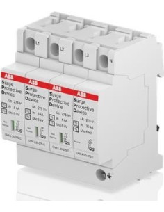 ABB Катоден отводител тип 2+3 OVR 20kA 275V 3P+N - 2CTB803973R1200 - Цена | LEDs4economy